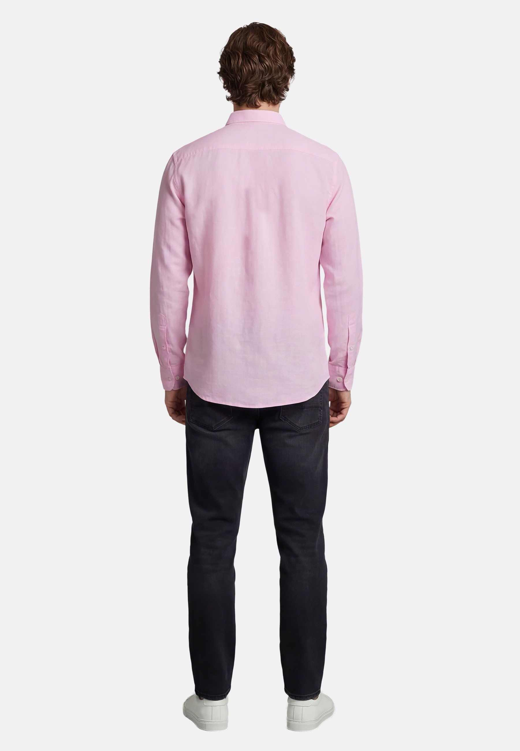 U.S. Polo Assn. Leinenhemd USBlaake Herren Leinenhemd – Sommerhemd luftig mit Button-Down-Kragen Leichtes Hemd aus Leinenmix mit Knopfleiste – Bild 4 von 5