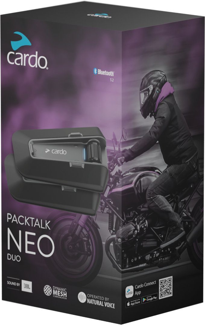 Cardo Packtalk Neo Kommunikationssystem Doppelset Headset (Bluetooth)