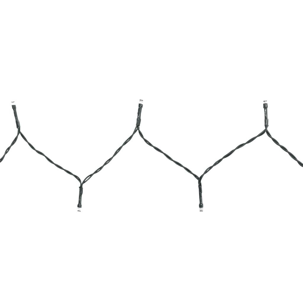 vidaXL Lichterkette Weihnachtsbaum-Lichternetz LEDs Blau 210 cm mit 210
