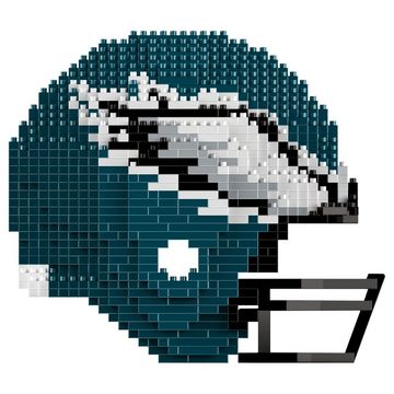Forever Collectibles Sammelfigur Philadelphia Eagles BRXLZ NFL 3D Helm Bausatz
