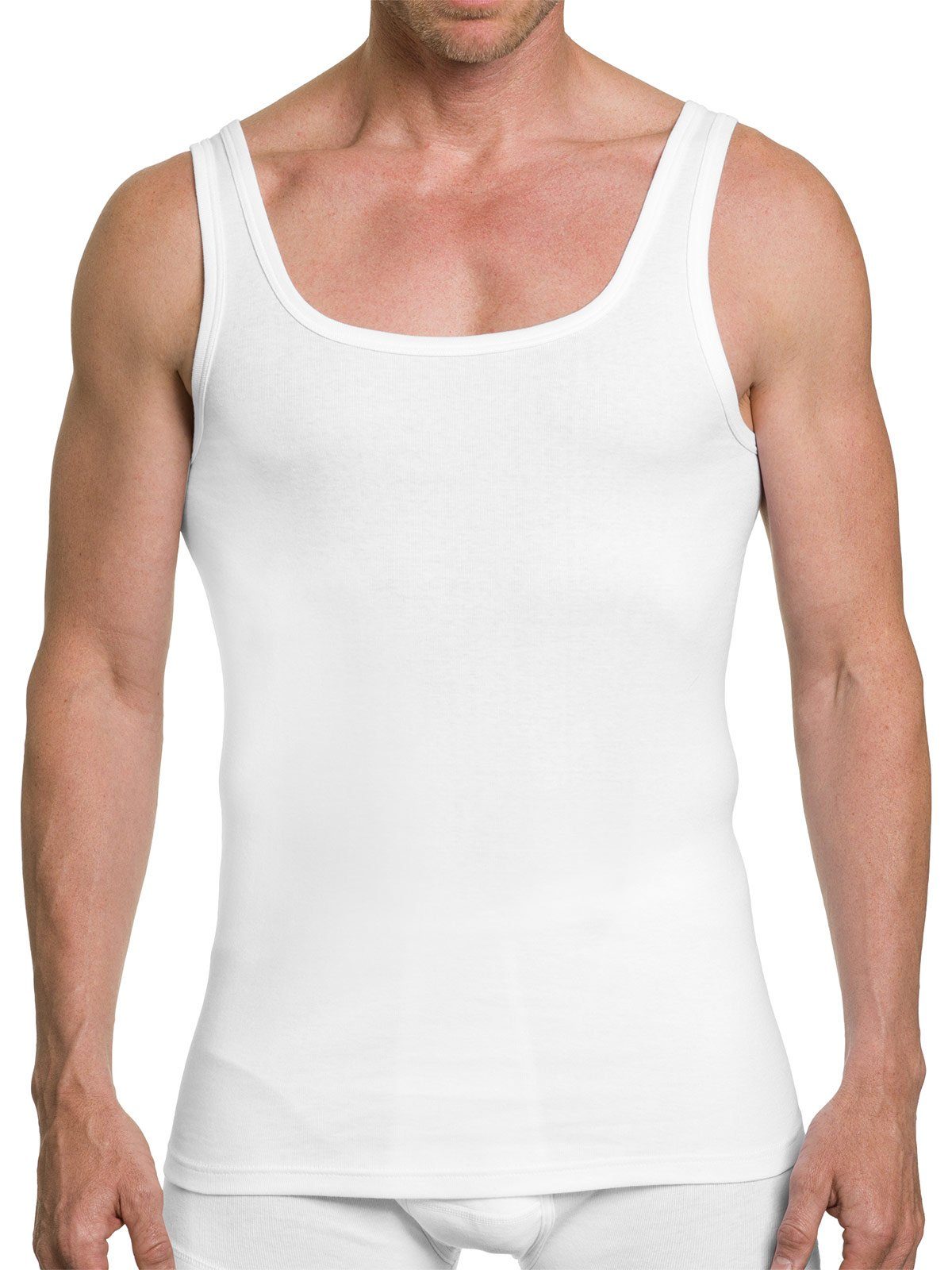KUMPF Achselhemd 1-St) (Stück, Feinripp Markenqualität hohe Herren Unterhemd