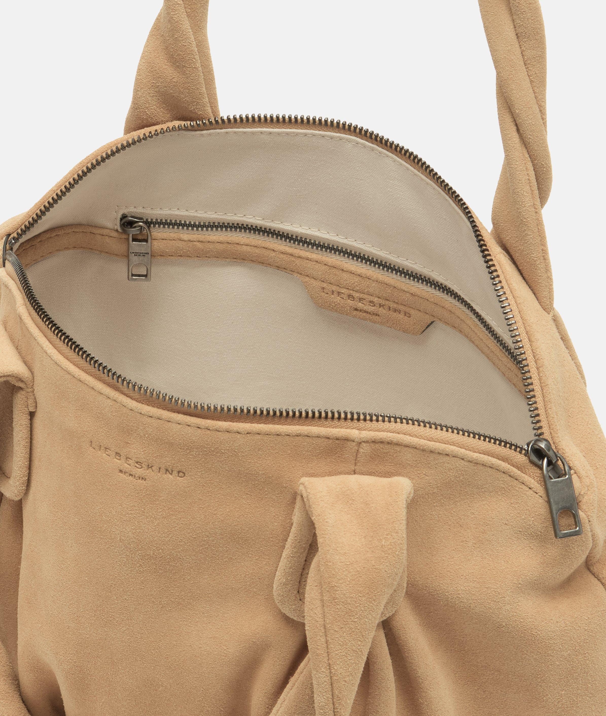 Liebeskind Berlin Shopper Archive Lucy Shopper S, Handlicher Shopper aus weichem Veloursleder