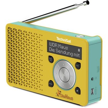 TechniSat 0039/4997 - DIGITRADIO 1 Maus Edition Taschenradio DAB+, UKW Digitalradio (DAB)