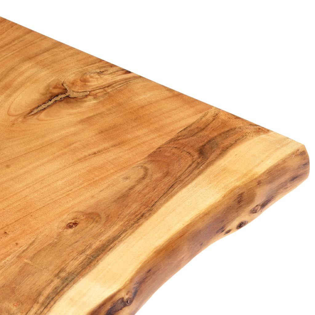 vidaXL Waschtisch 100 x 52 x 25 cm Badezimmer-Waschtischplatte Massivholz Akazie 100x55x