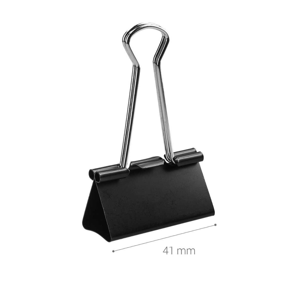 kwmobile Büroklammer 24x Foldback Klammern Set - 41mm - Vielzweckklammer Büro Clips