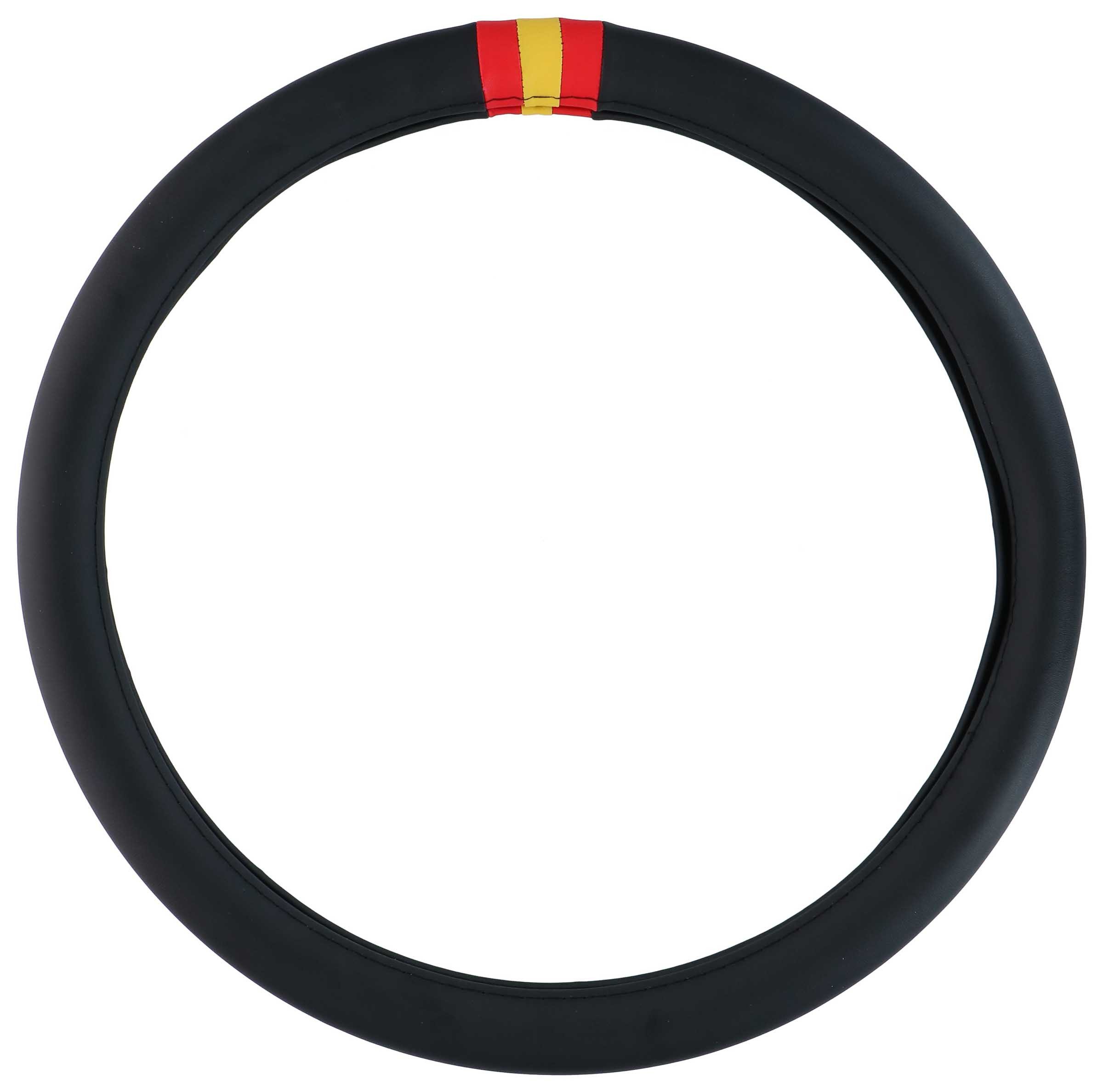 All Ride Lenkradbezug Lenkradüberzug Spanien, LKW Lenkradüberzug Kunstleder Ø ca. 44 - 46 cm
