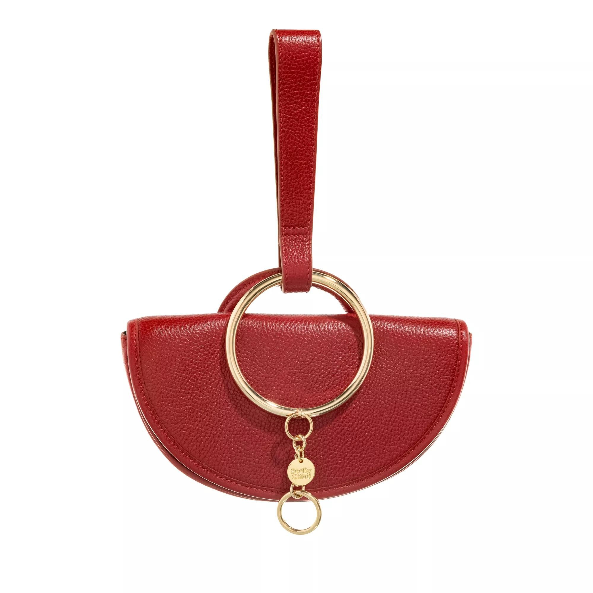 see by chloé Clutch red (1-tlg)