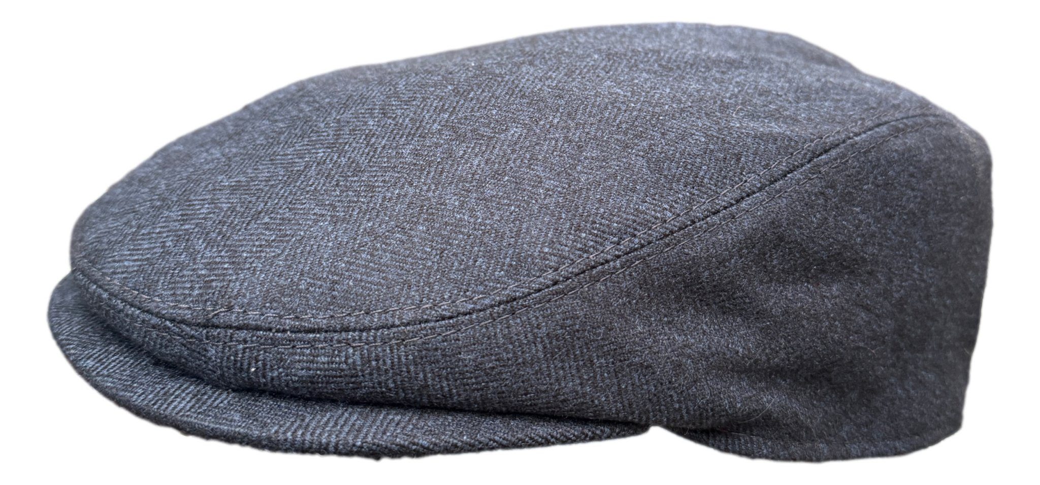 Schirmmütze Bullani Flatcap Fischgrät Kaschmir