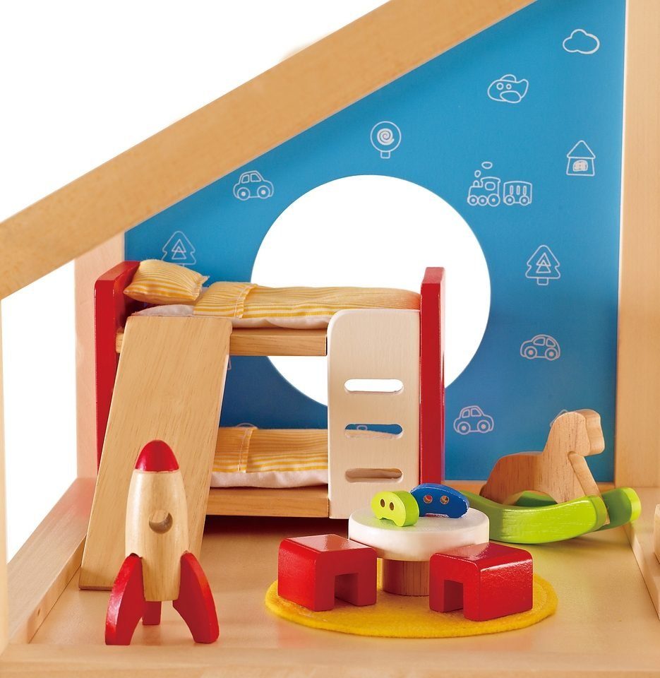 Hape Puppenhausmöbel Kinderzimmer (Set, 14tlg) günstig online kaufen