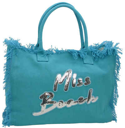 Miss Beach Strandtasche - Badetasche mit Reißverschluss - Сумки для покупок aus Canvas - 29 Liter