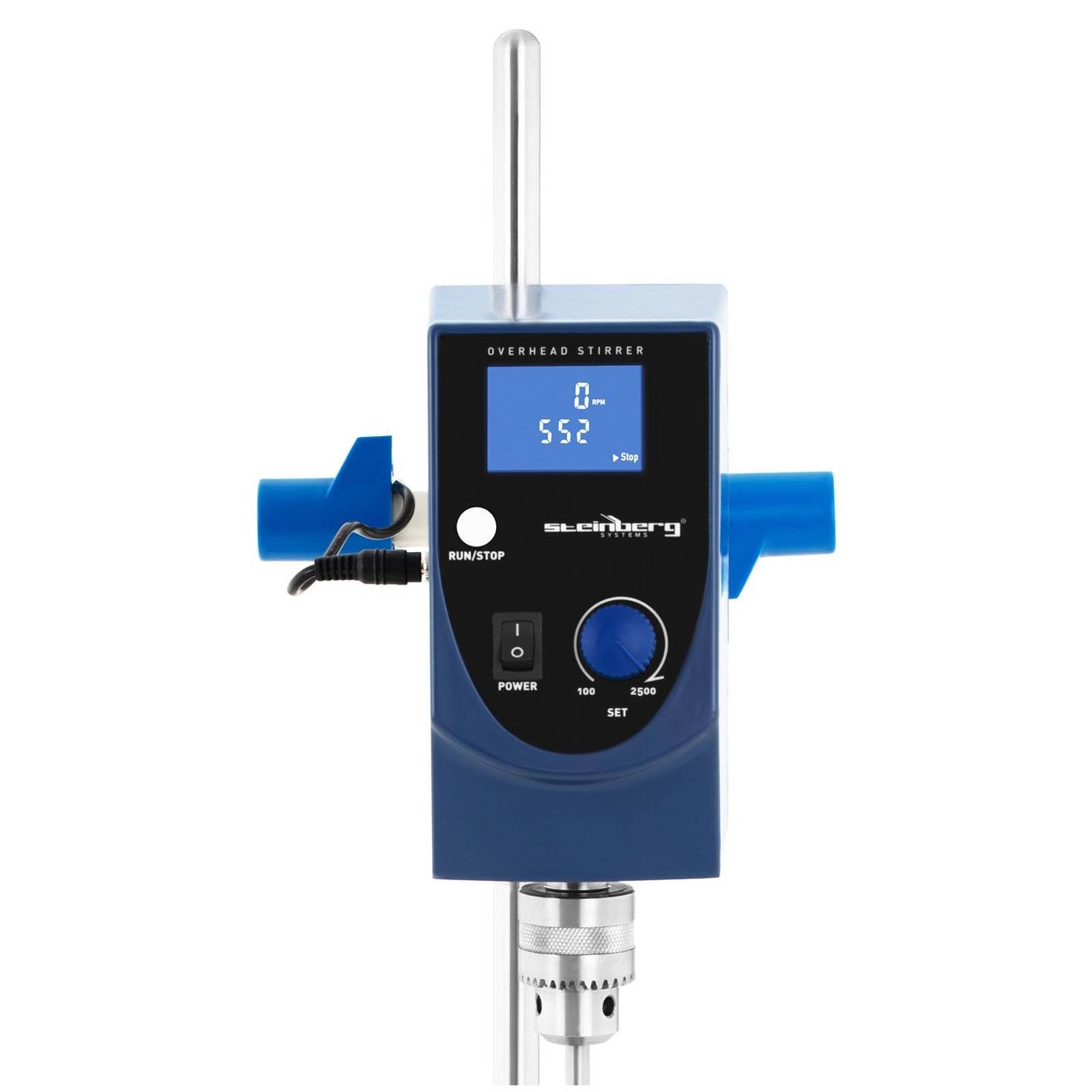 Steinberg Systems Rührquirl Laborrührer 20 L Rührer Mixer Stirrer Labor Rührwerk Präzisionskraft, L: 30 cm