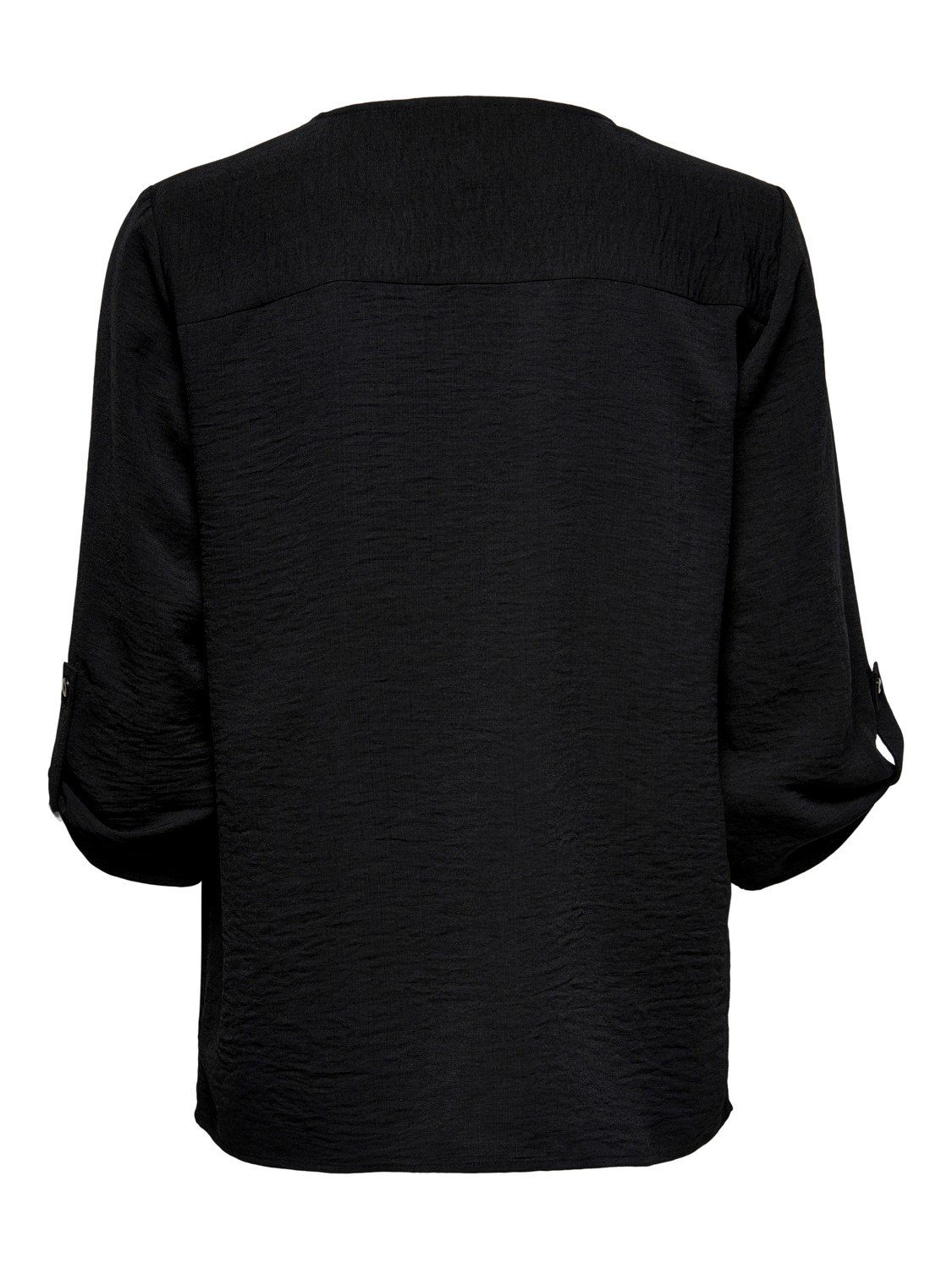 JACQUELINE de YONG Blusenshirt Hemd V-Neck in Schwarz 3703 (1-tlg) Shirt TOP Freizeit Design JDYDIVYA Bluse