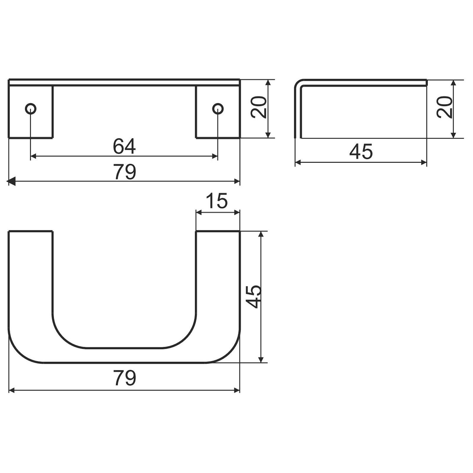 SO-TECH® Möbelgriff Kindermöbelgriff COCO BA 64 mm, Lochabstand 64 mm hellgrün - inkl. Schrauben