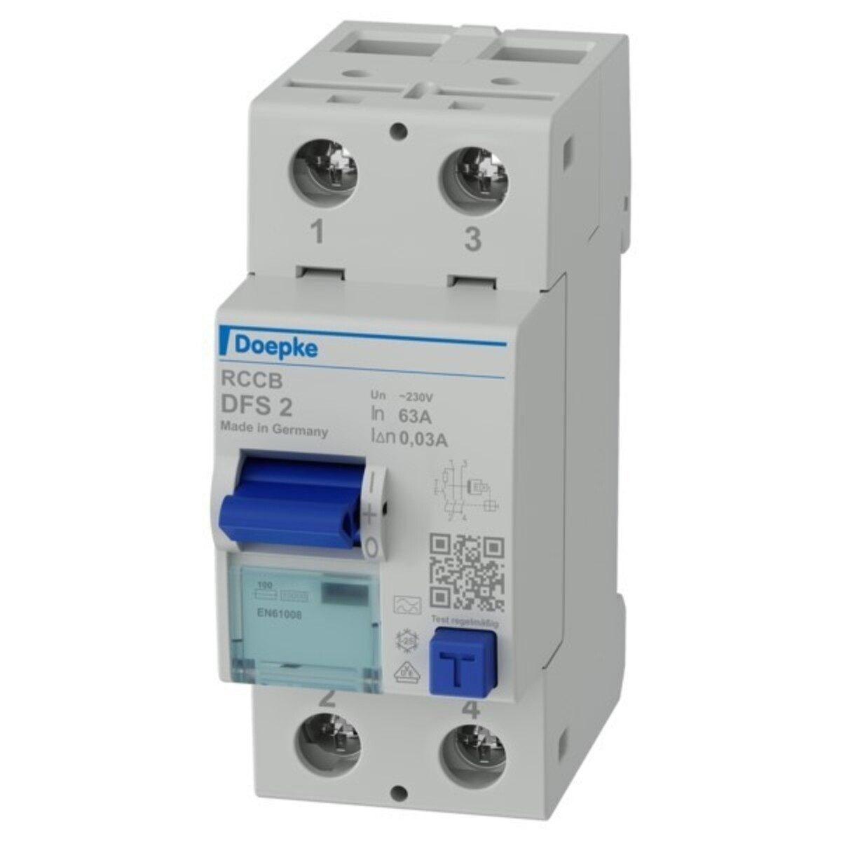 Doepke Stromstoßschalter Doepke FI-Schalter DFS2 063-2/0,03-A