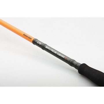 Savage Gear Spinnrute Orange LTD Medium Game Rod 2,13m 2,21m 2,51m 2,69m Spin Angelruten, Perfekt ausbalanciert für ein optimales Gefühl