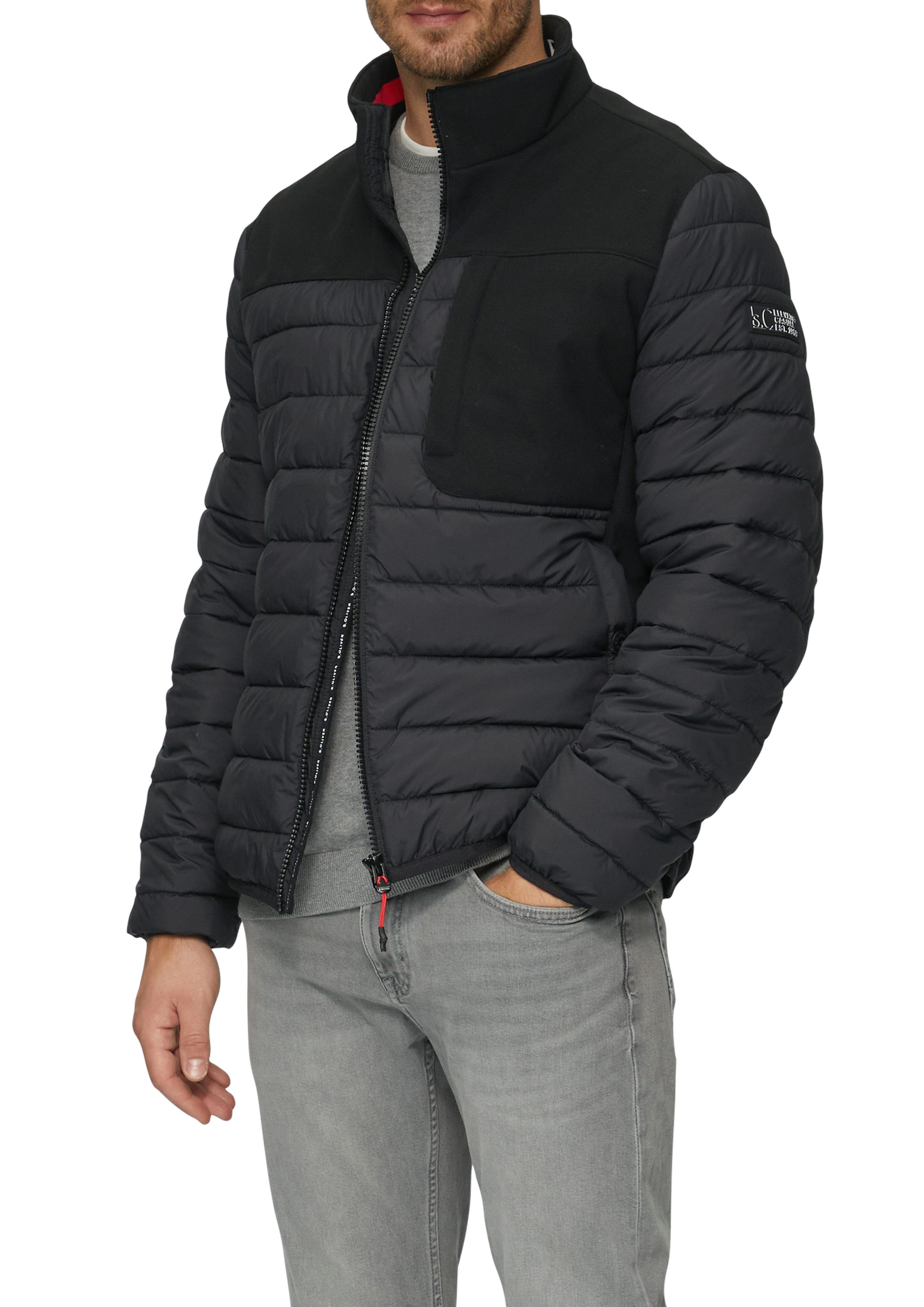 s.Oliver Steppjacke mit Stehkragen und Reißverschluss günstig online kaufen