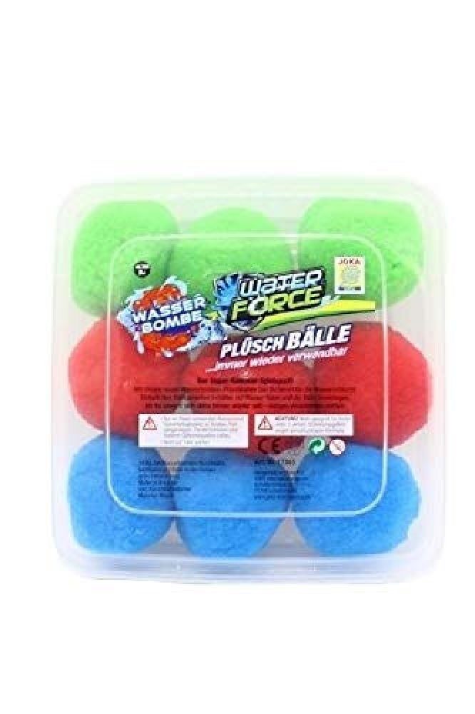 Luna24 simply great ideas... Wasserspielzeug Wasserbomben Wasserschlacht Plüschbälle 9tlg, Plüsch