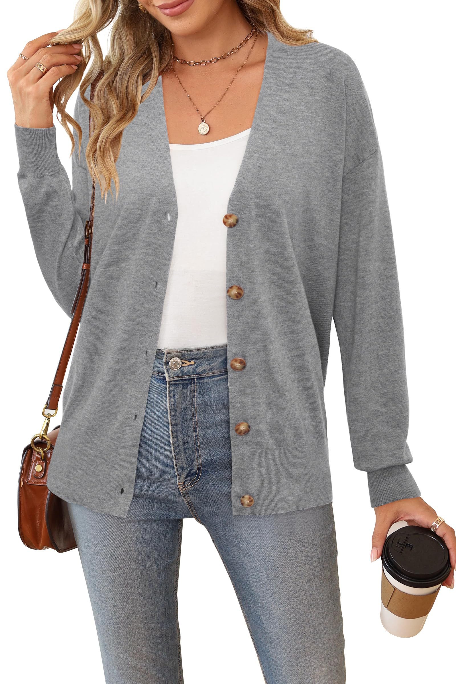 Arach&Cloz Strickjacke Arach&Cloz Damen Cardigan Strickmantel günstig online kaufen
