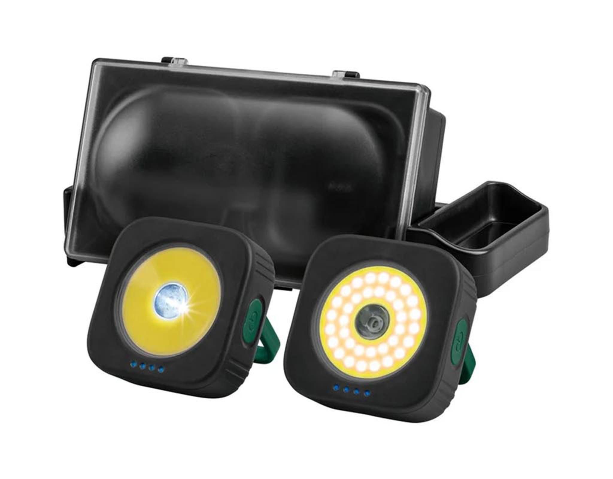 Parkside Strahler Akku Handleuchten Arbeitsleuchte Werkstatt Lampe mit Ladestation