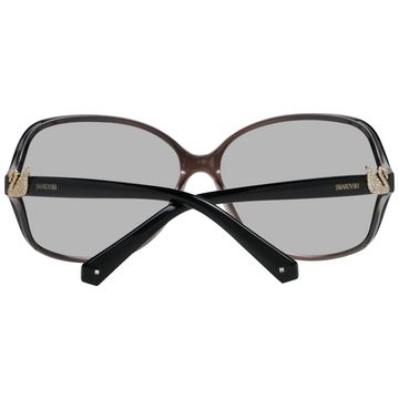 Swarovski Sonnenbrille SK0243-K 6447F Verlauf Brillengläser, Bügel mit funkelnden Swarovski Kristallen