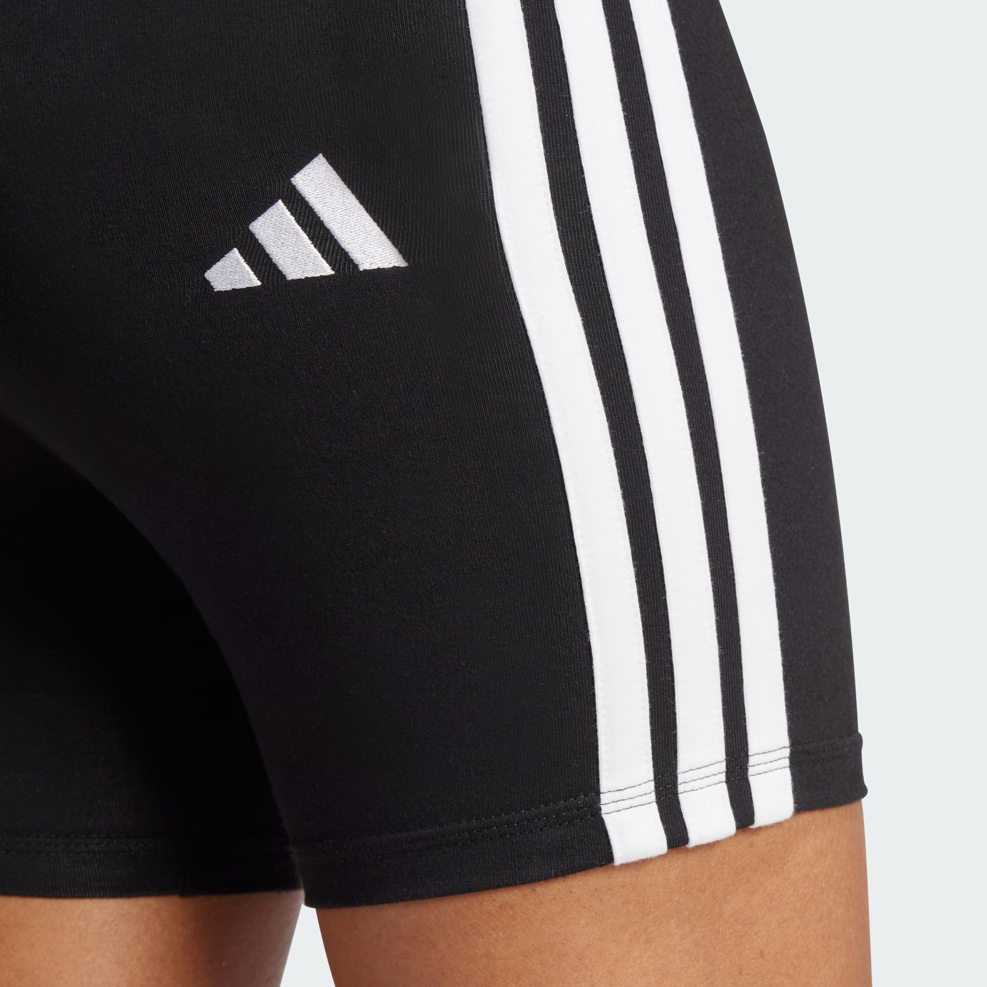 adidas Sportswear Shorts ESSENTIALS 3-STREIFEN HIGH WAISTED KURZE LEGGINGS (1-tlg)