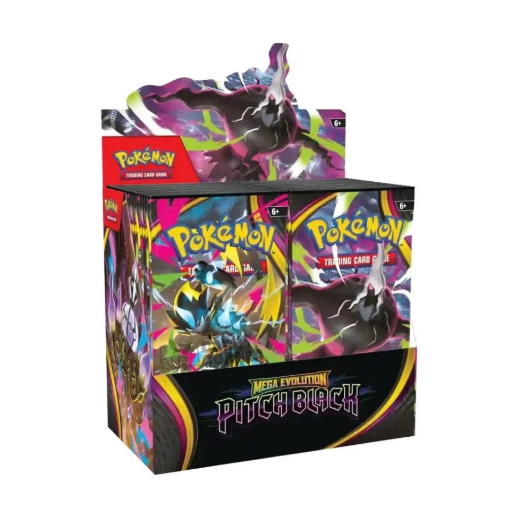 The Pokémon Company Sammelkarte Pokémon Mega Evolution Pitch Black Booster Display Englisch