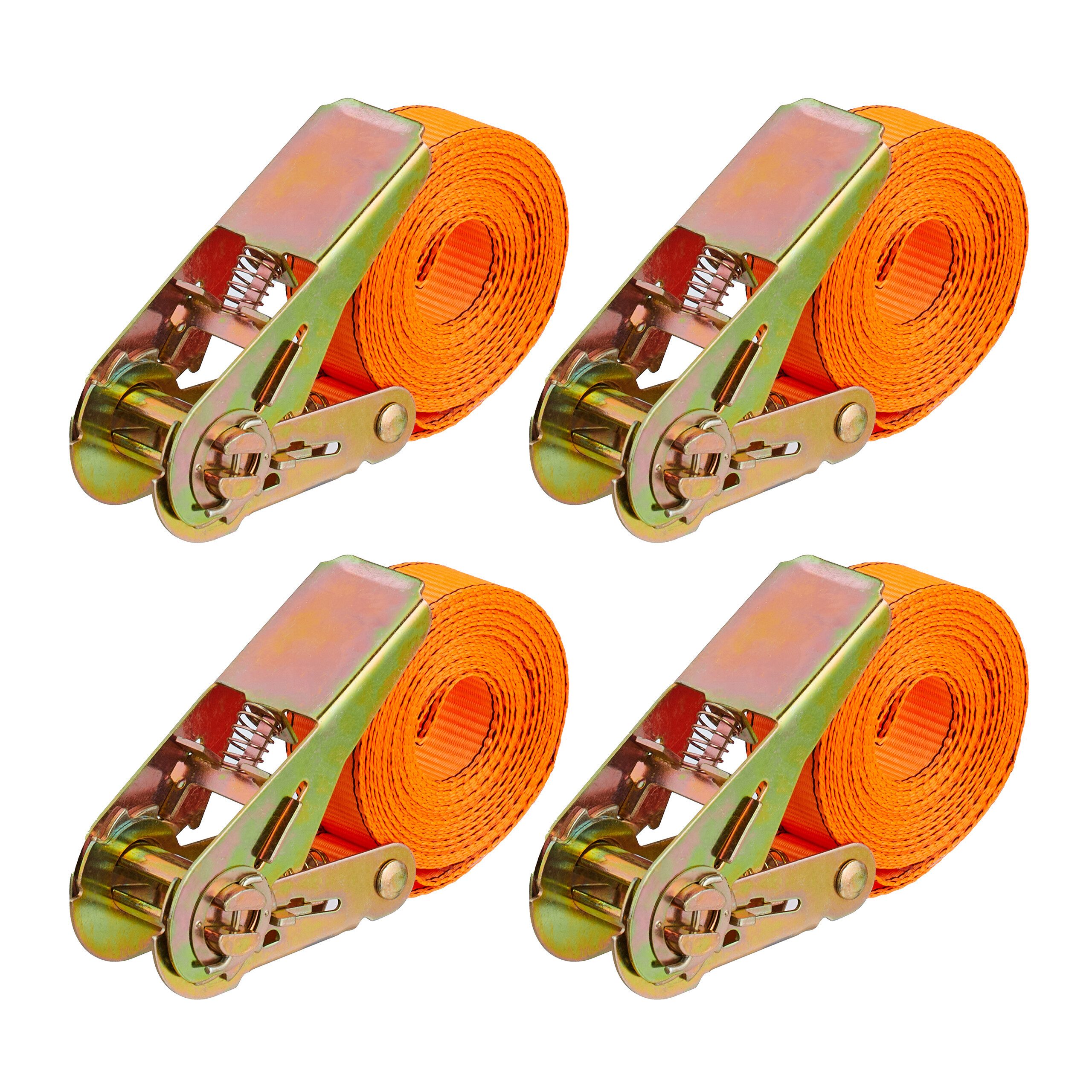 Spanngurt Spanngurte mit Ratsche 4er Set