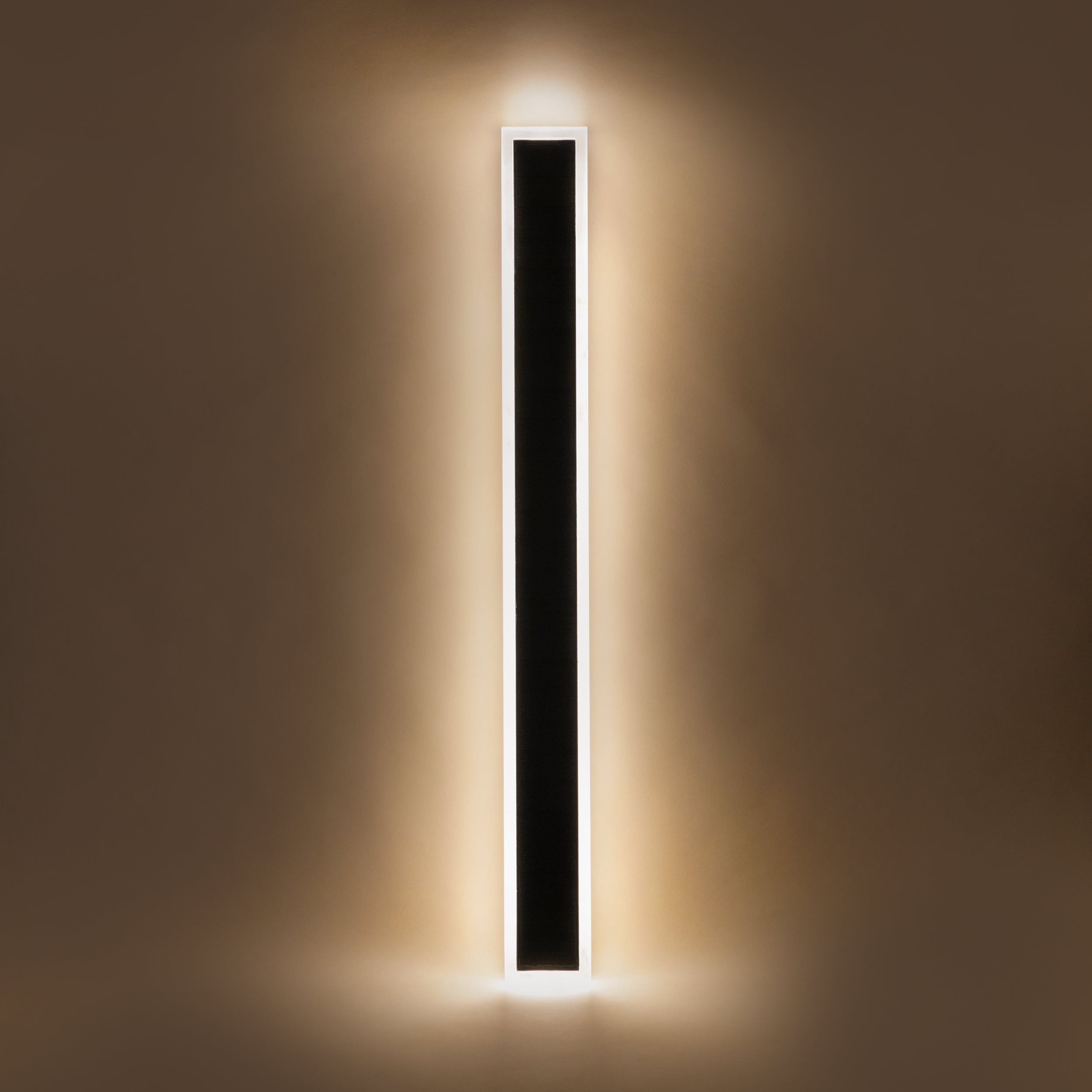 esotec LED Außen-Wandleuchte Solar Design Panel Smart Light CCT H=95cm Fernbedienung 400lm 102653, 3 Lichtfarben einstellbar, automatisch EIN/AUS: ja, LED fest integriert, warmweiß, kaltweiß, tageslichtweiß, Fernbedienung, Solar, spritzwassergeschützt, wetterfest, winterfest