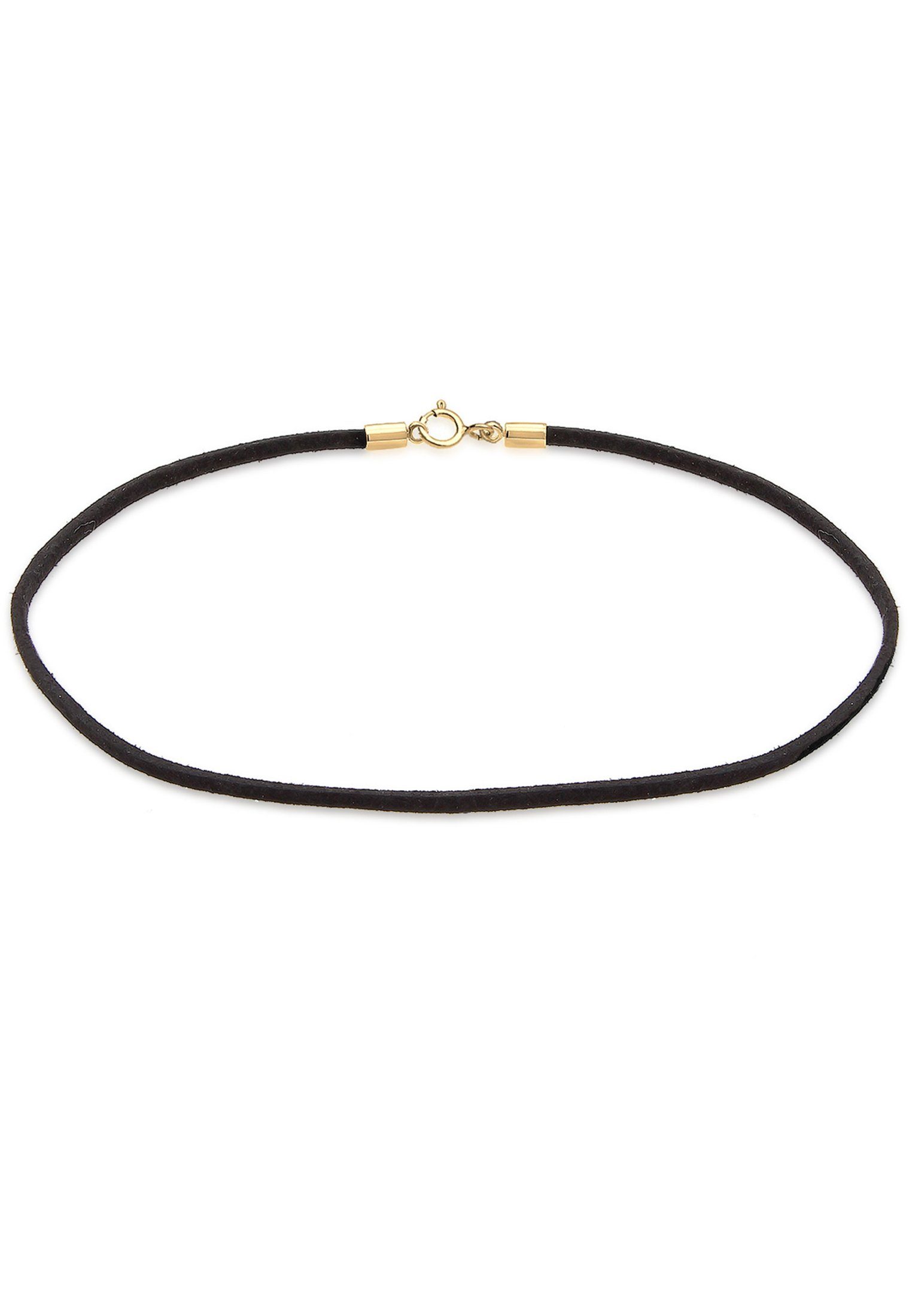 Elli Choker Basic Trend Blogger Choker Velour 925 Silber