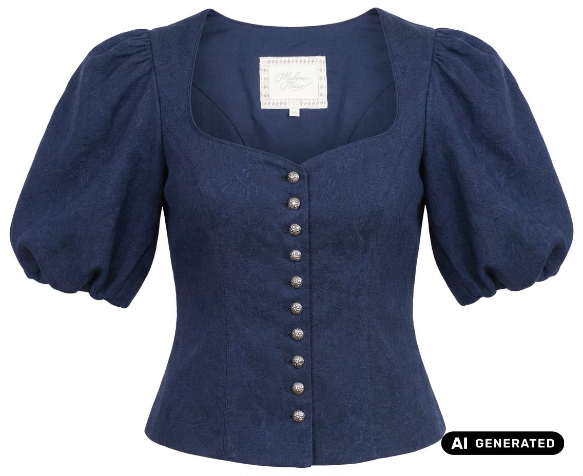 Madame Marie Dirndl Trachtenmieder Serella Puffarm tinte