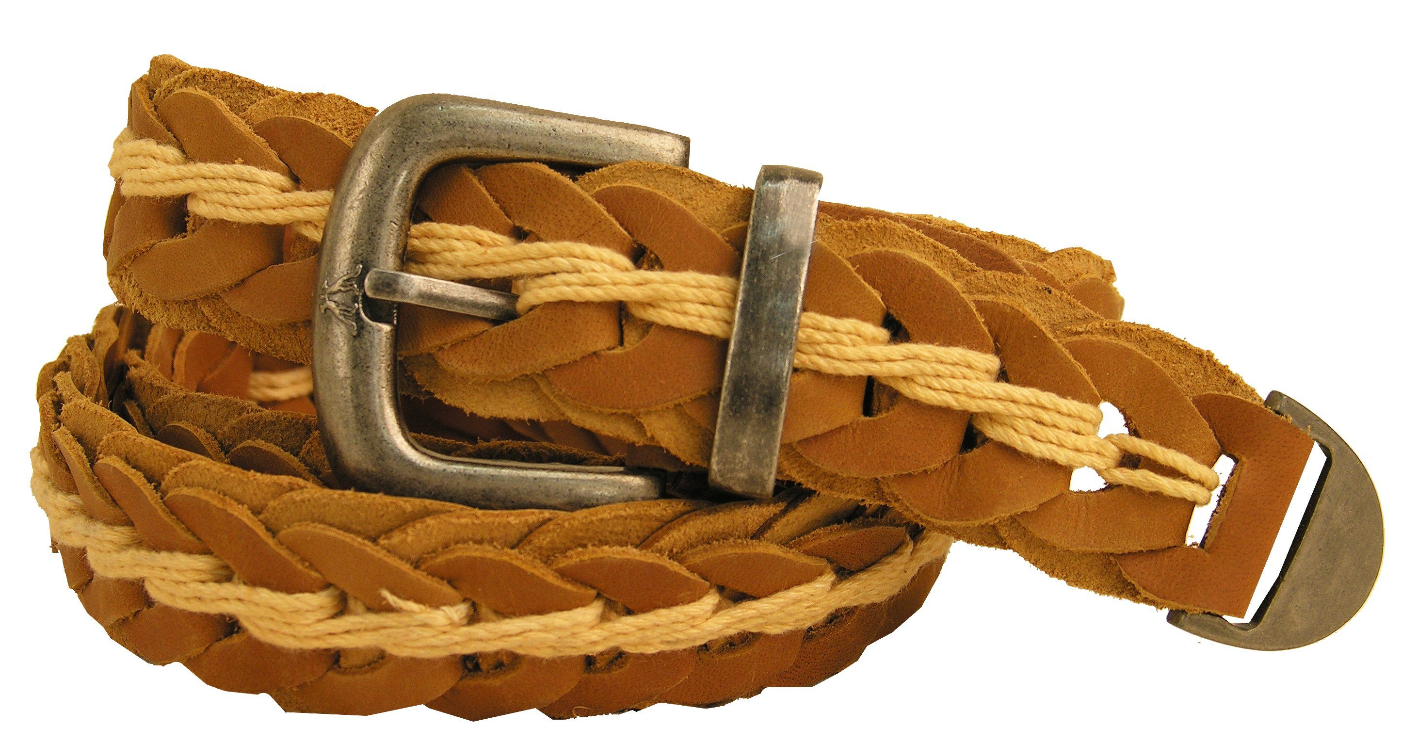 Outbacker Ledergürtel geflochtener Ledergürtel in Handarbeit gefertigt