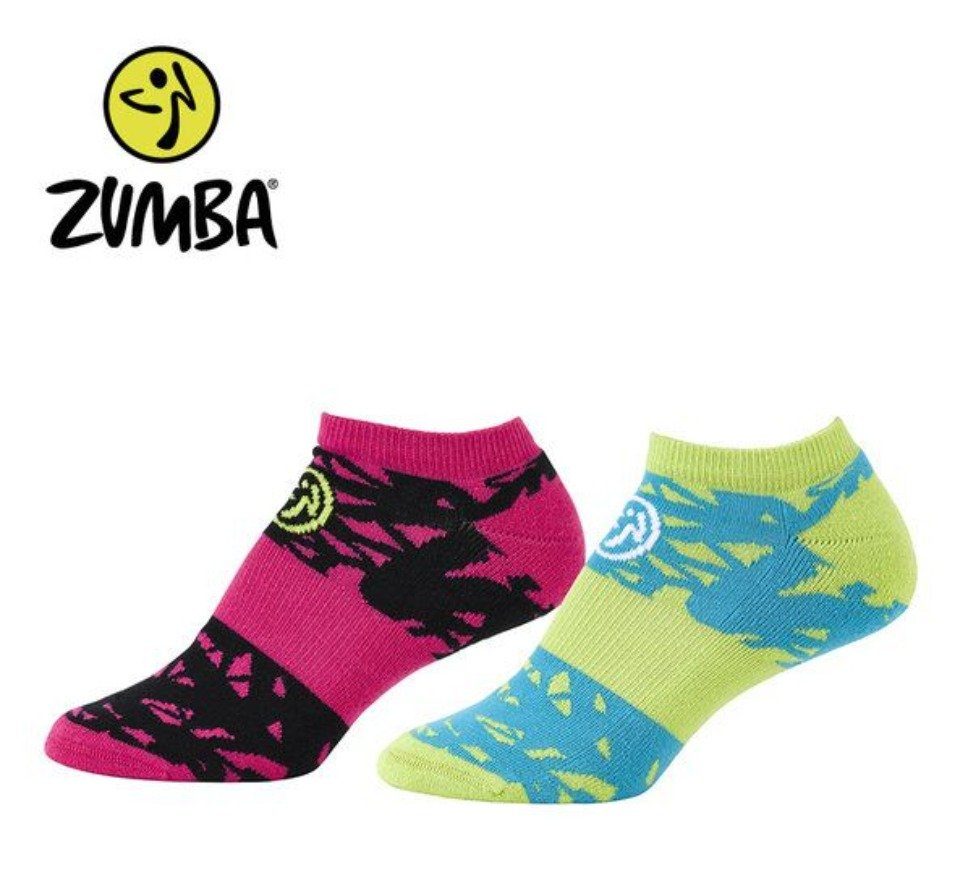 JOKA international Sportsocken ZUMBA ® Polsterung Zusätzliche „Kirschrosa“ Alarm-Armband (2-Paar) 2 und Fitness-Socken, Paar