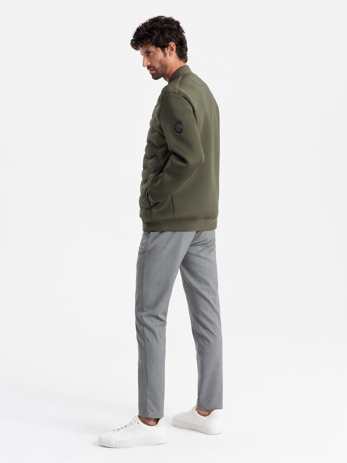 OMBRE Bomberjacke Gesteppte Bomberjacke für Männer