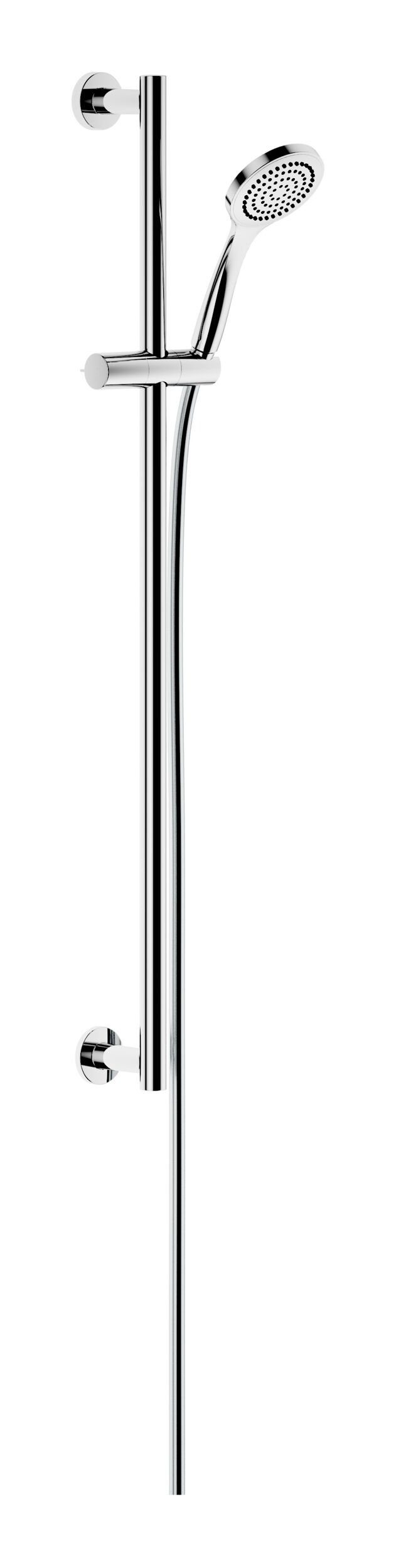 Keuco Brausegarnitur IXMO, Höhe 85.5 cm, 1 Strahlart(en), Brause-Set Rosette rund - Verchromt