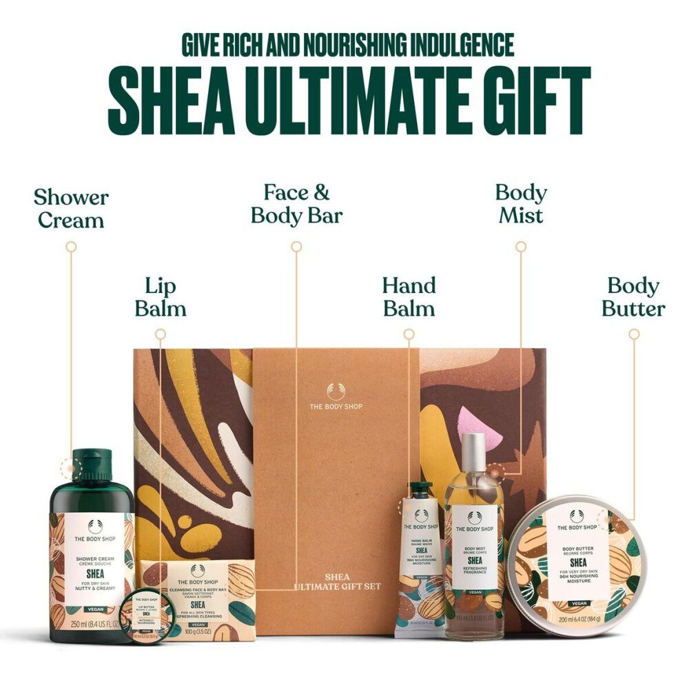 The Body Shop Körperpflegemittel LARGE SHEA-ETUCHE 6 Stück