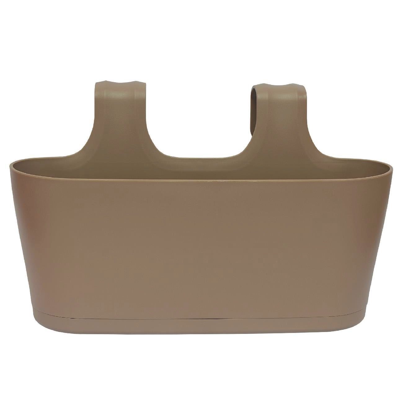 Engelland Blumenkasten Blumentopf zum Hängen (Vorteils-Set, 1 St., Fassungsvermögen je Topf 5,5 Liter), UV-Beständig, Frostbeständig, Wasserauffangschalen