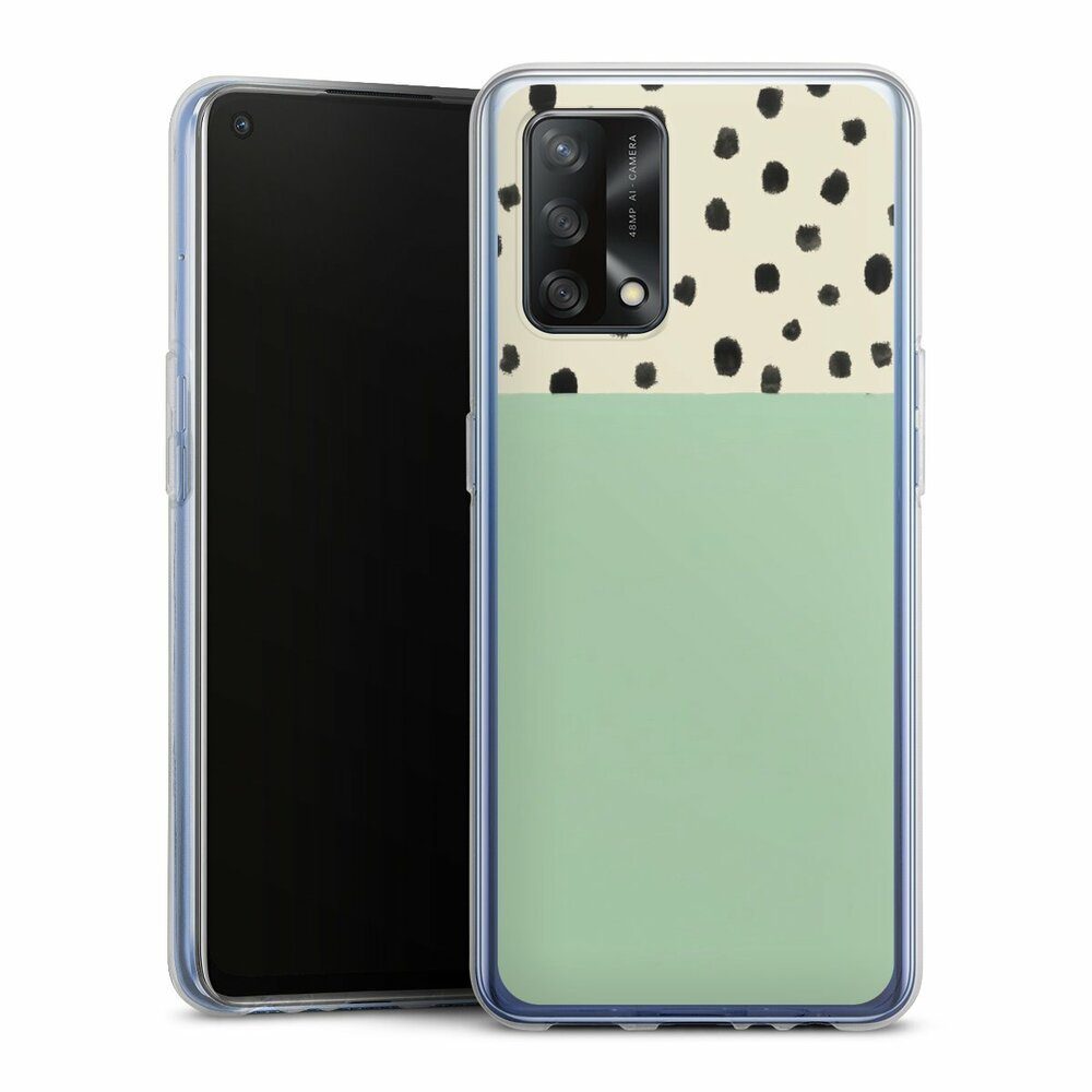 DeinDesign Handyhülle Abstrakt Polka Dots Boho Dots and Boho, Oppo A74 Silikon Hülle Bumper Case Handy Schutzhülle Smartphone Cover