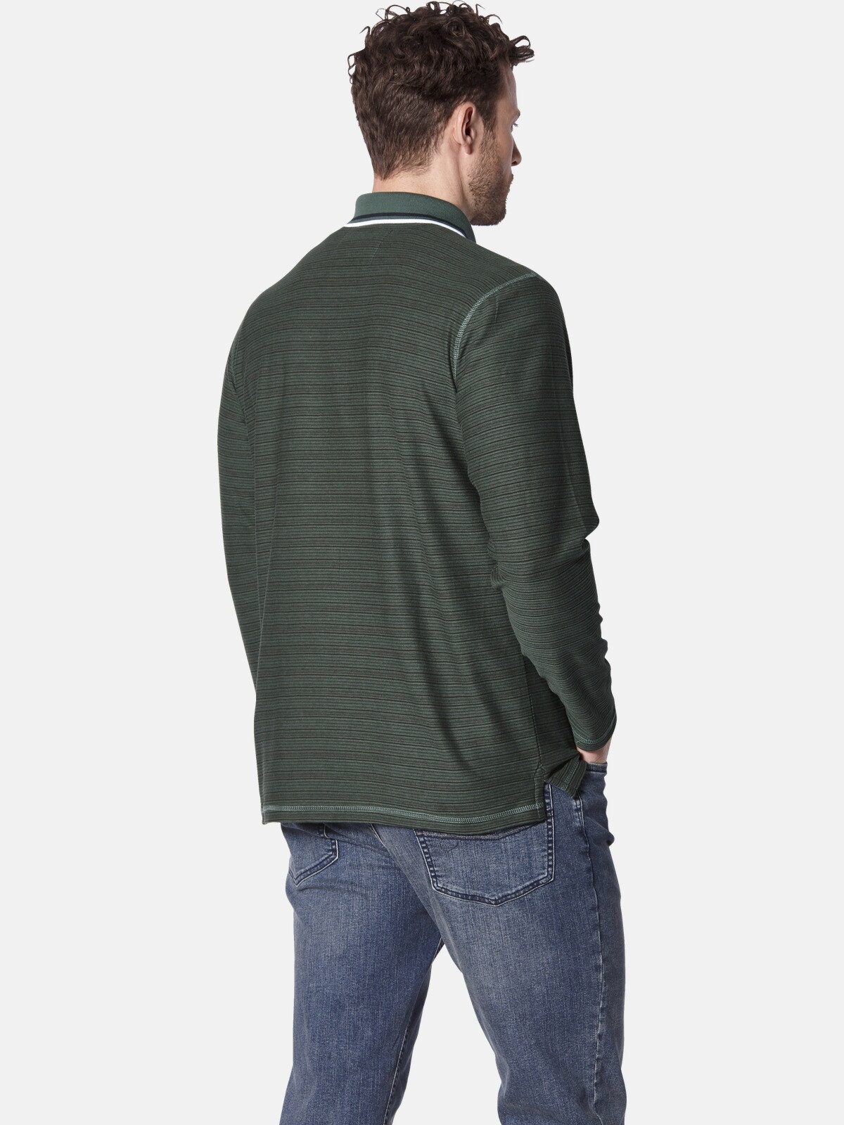 Babista Langarm-Poloshirt GEROLISSI mit Jacquardmuster günstig online kaufen