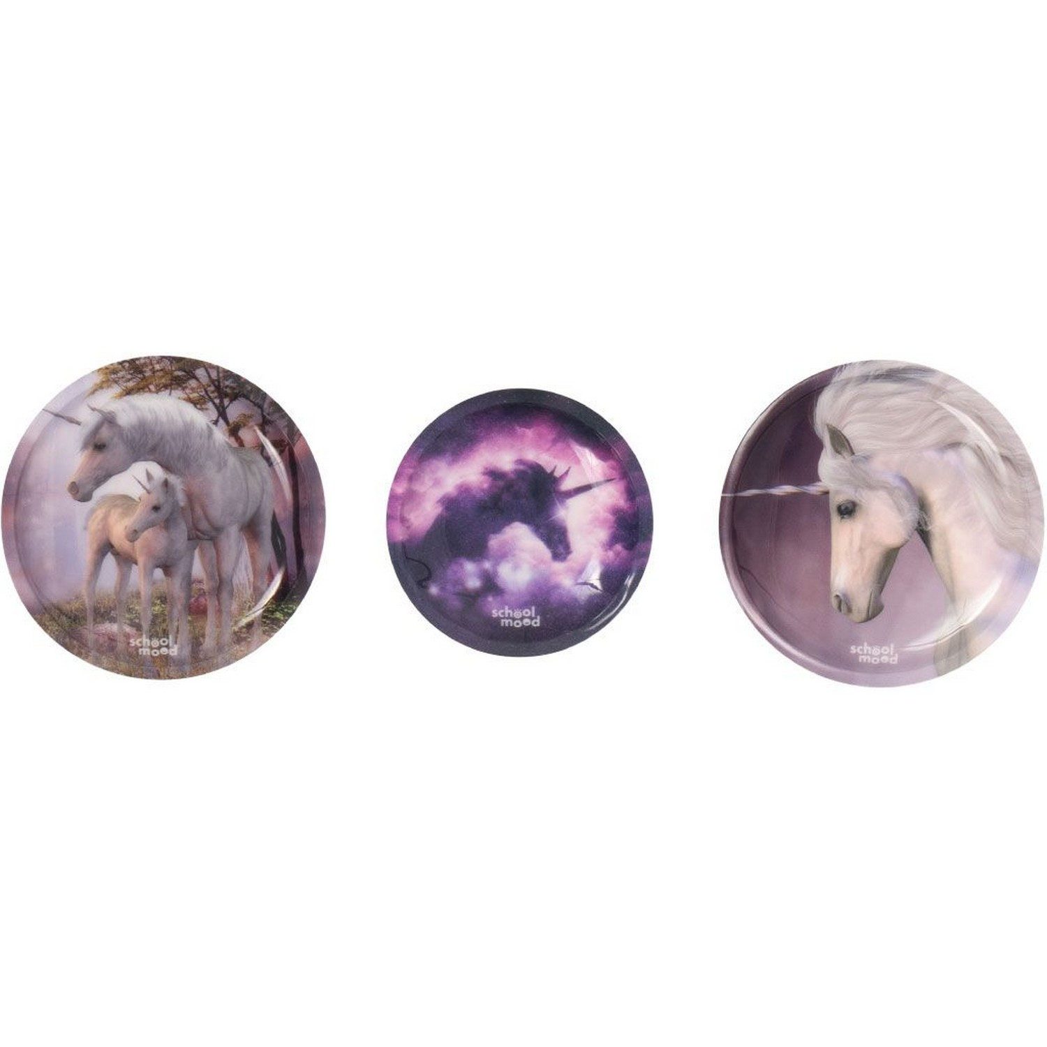SCHOOL-MOOD® Schulranzen 3er Patchy-Set Luisa Einhorn