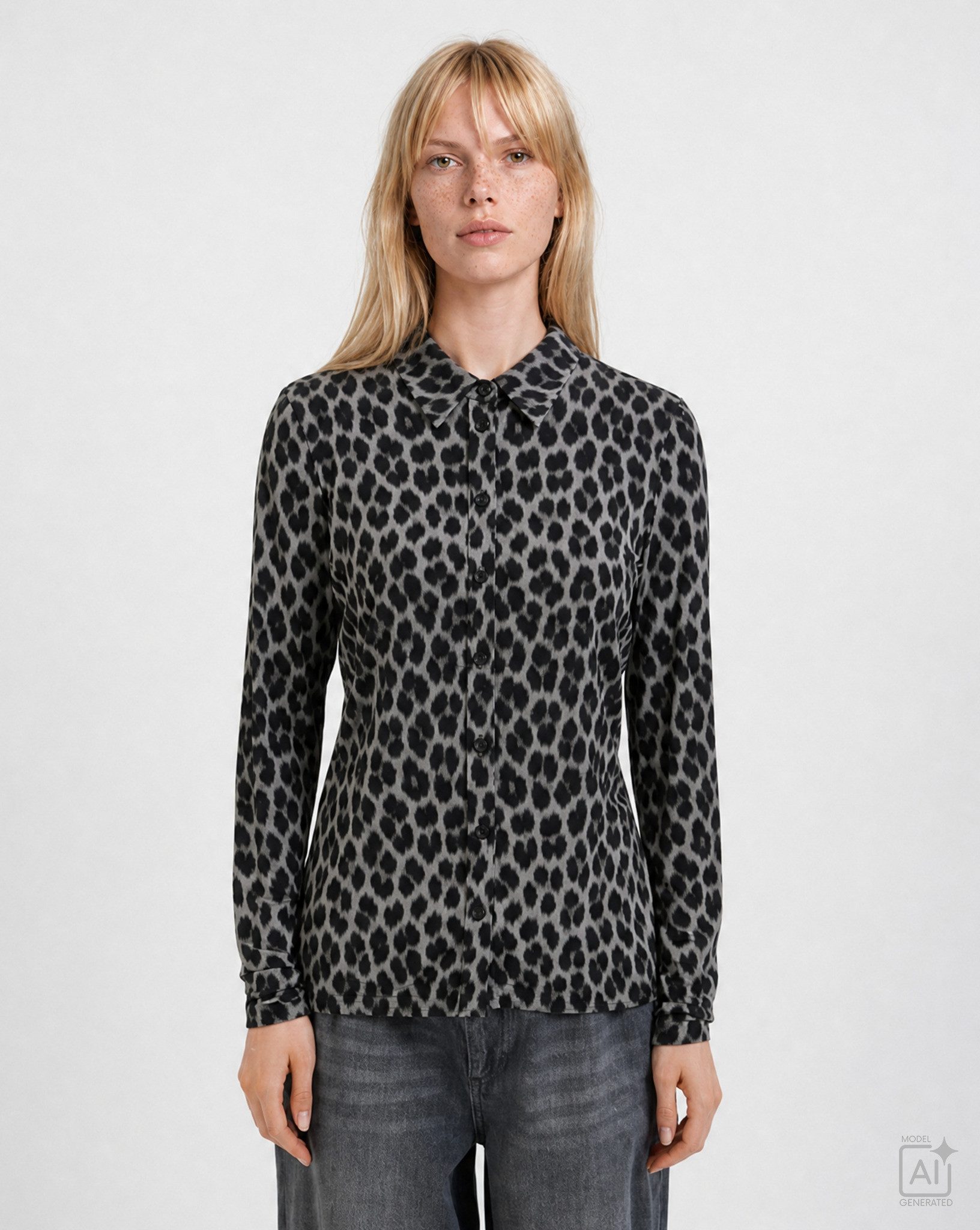 Smith & Soul Langarmbluse mit All Over Print