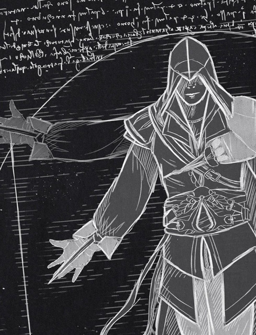 style3 T-Shirt Vitruvianischer Assassine desmond miles assasins creed günstig online kaufen