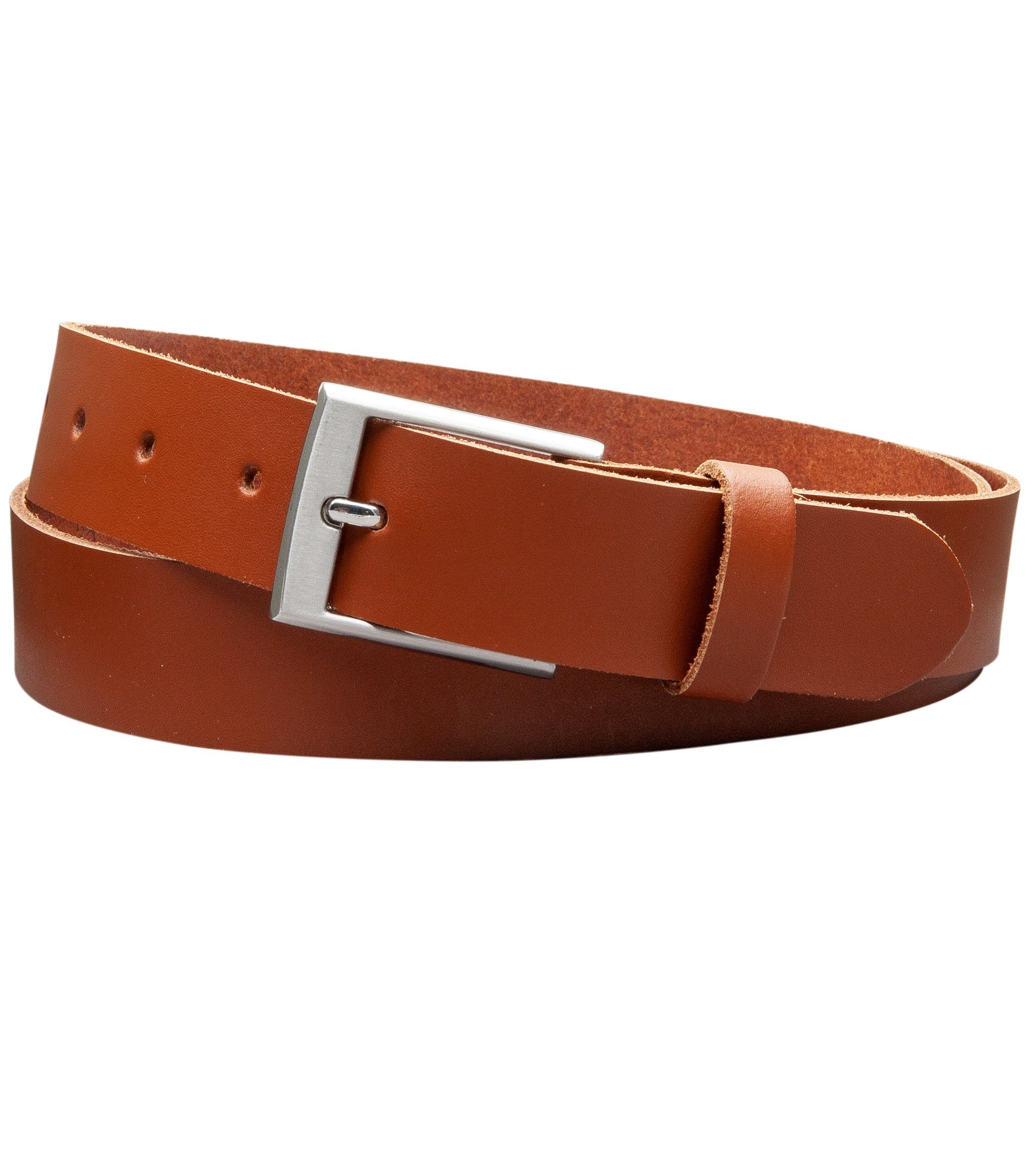 COLOGNEBELT Ledergürtel C9-SL Schlicht dennoch modern mit Dornschließe, MADE IN GERMANY mehr
