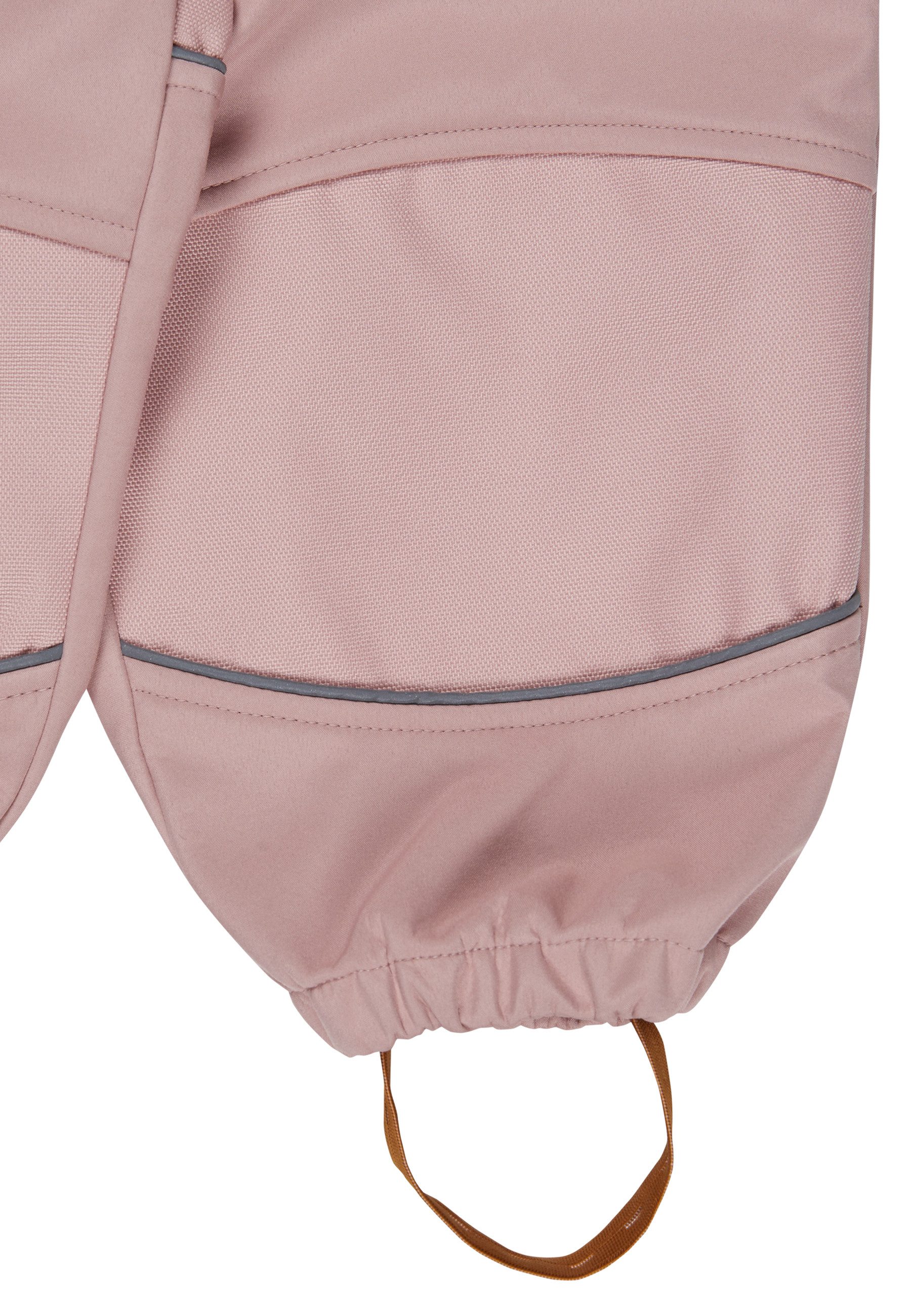 Sterntaler® Strampler Overall Softshell (1-tlg., abnehmbare Kapuze, reflektierende Details)