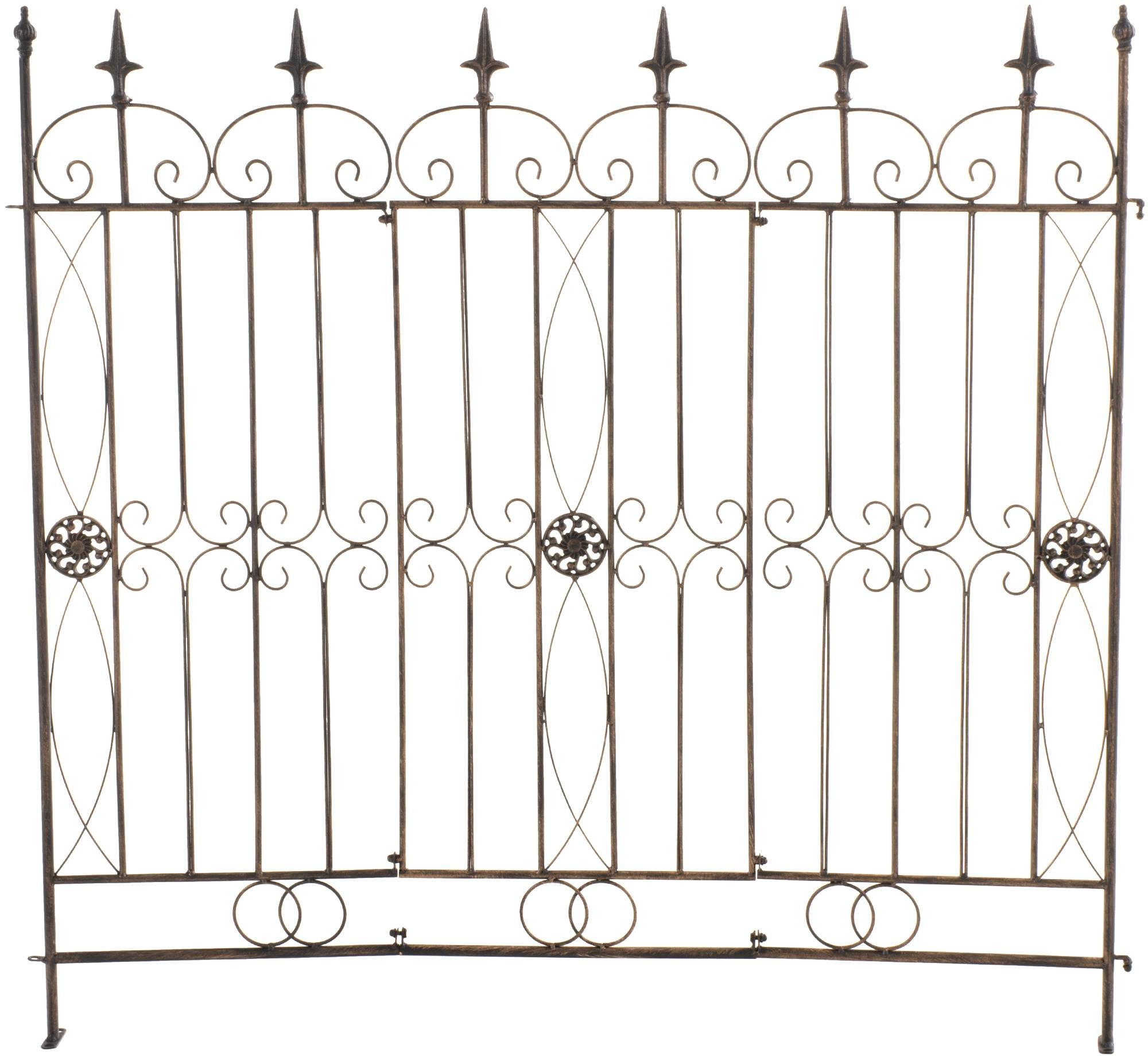 CLP Rankhilfe Mangold, flexibler Gartenzaun aus Eisen, 124 cm breit günstig online kaufen