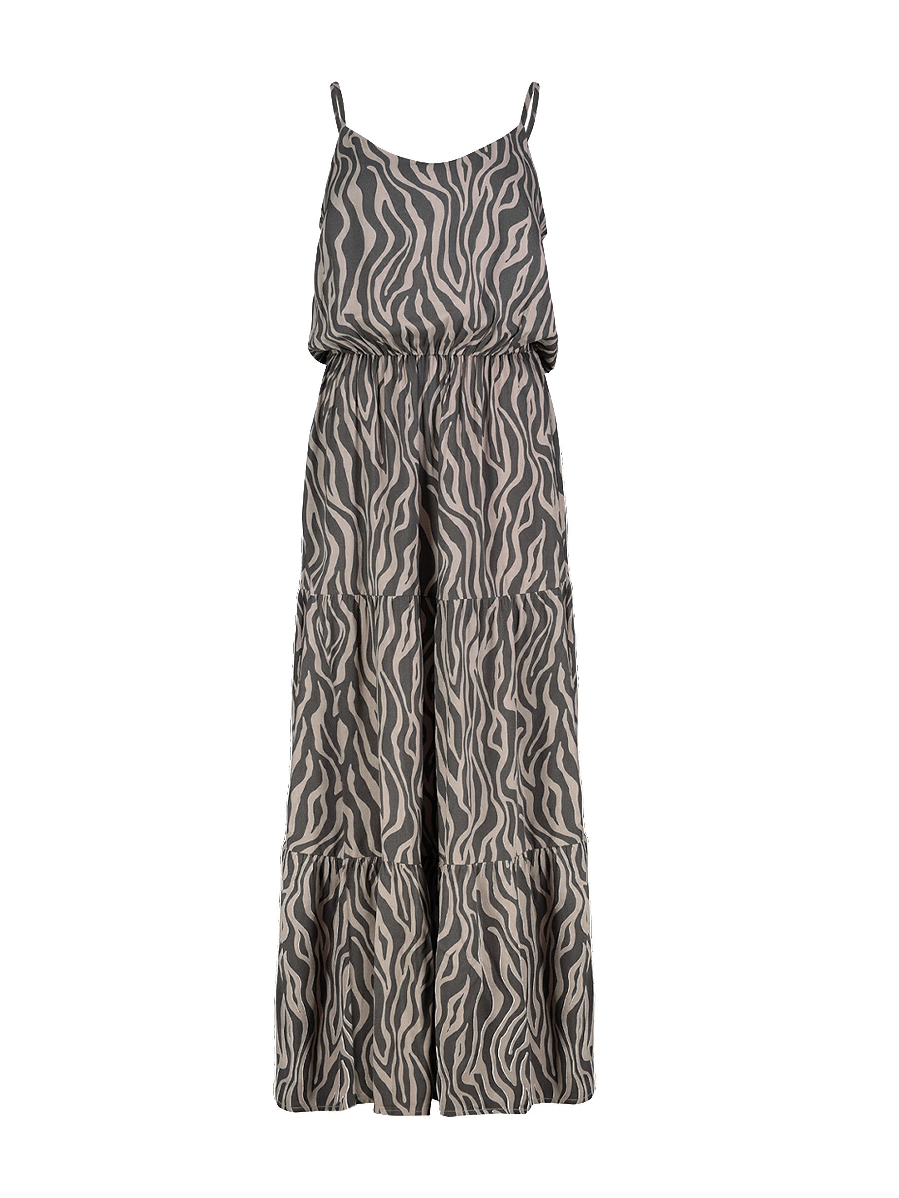 SUBLEVEL Shirtkleid DOB Maxi Volant-Design mit günstig online kaufen
