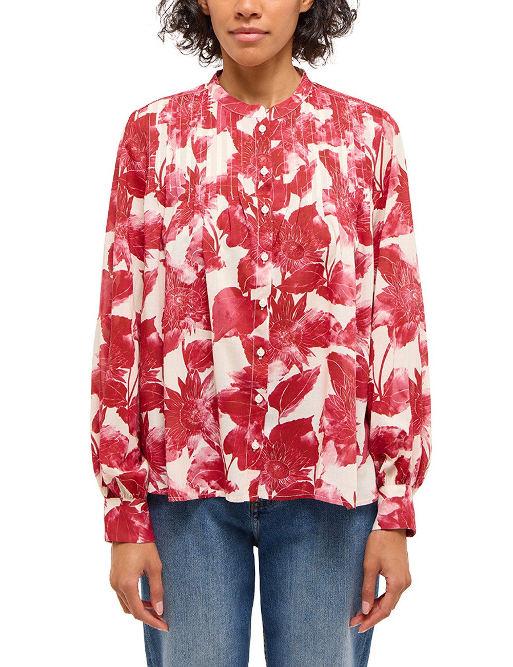 MUSTANG Langarmbluse Damen Style Feminine blouse günstig online kaufen