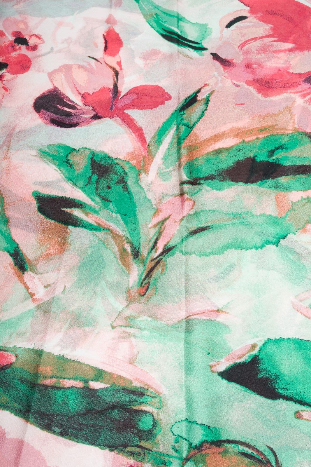 styleBREAKER Modeschal Schal mit Aquarell Blumen günstig online kaufen