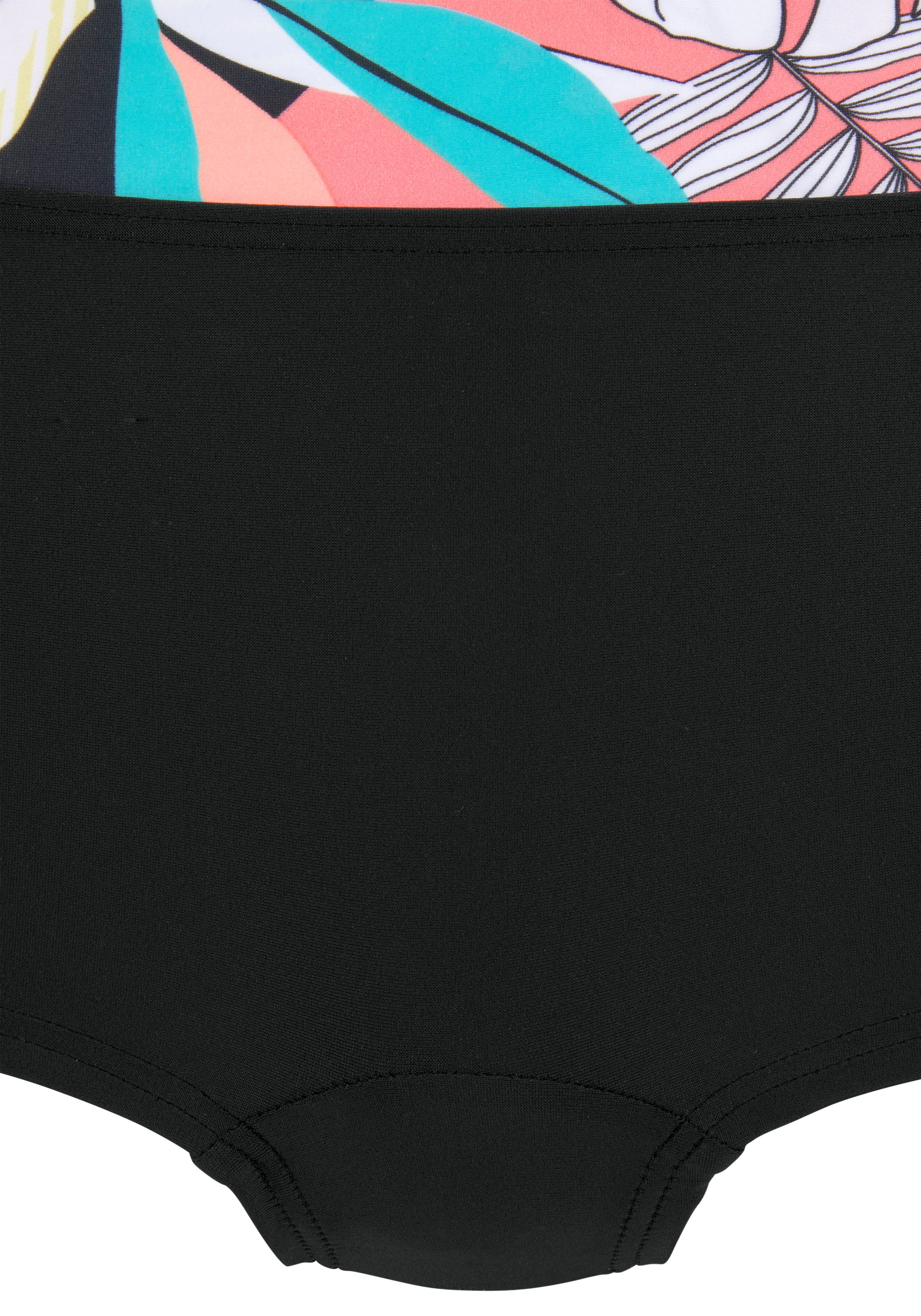 LASCANA ACTIVE Bikini-Hotpants Layne mit bedrucktem Bündchen – Bild 3 von 5