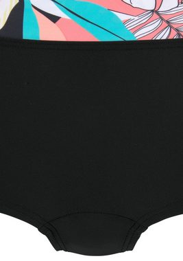LASCANA ACTIVE Bikini-Hotpants Layne mit bedrucktem Bündchen