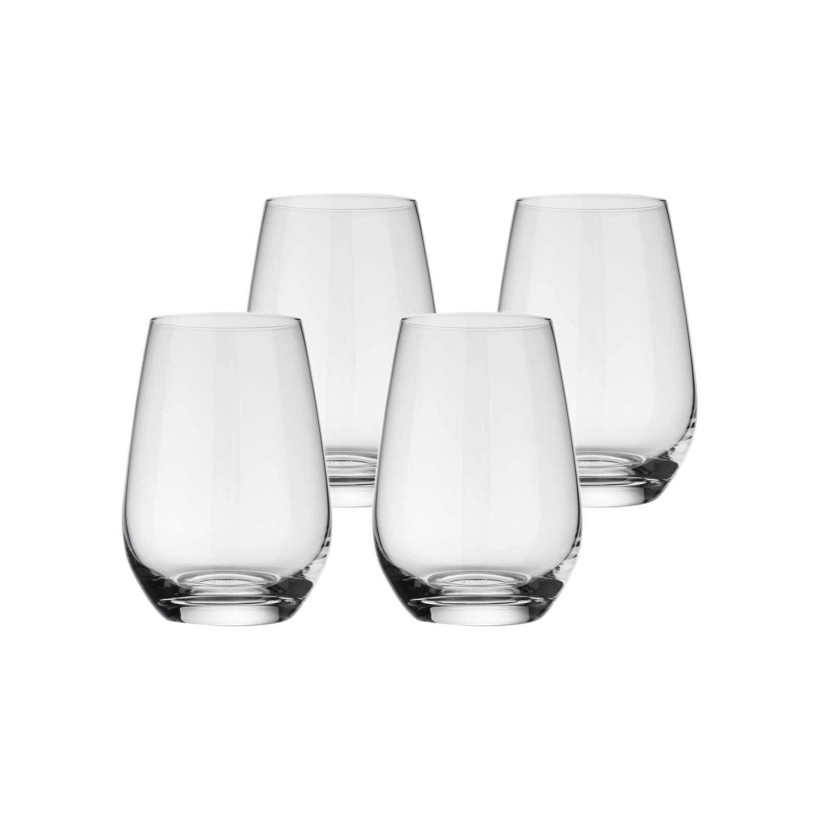 Villeroy & Boch Longdrinkglas Voice Basic Longdrinkgläser 397 ml 4er Set, Glas